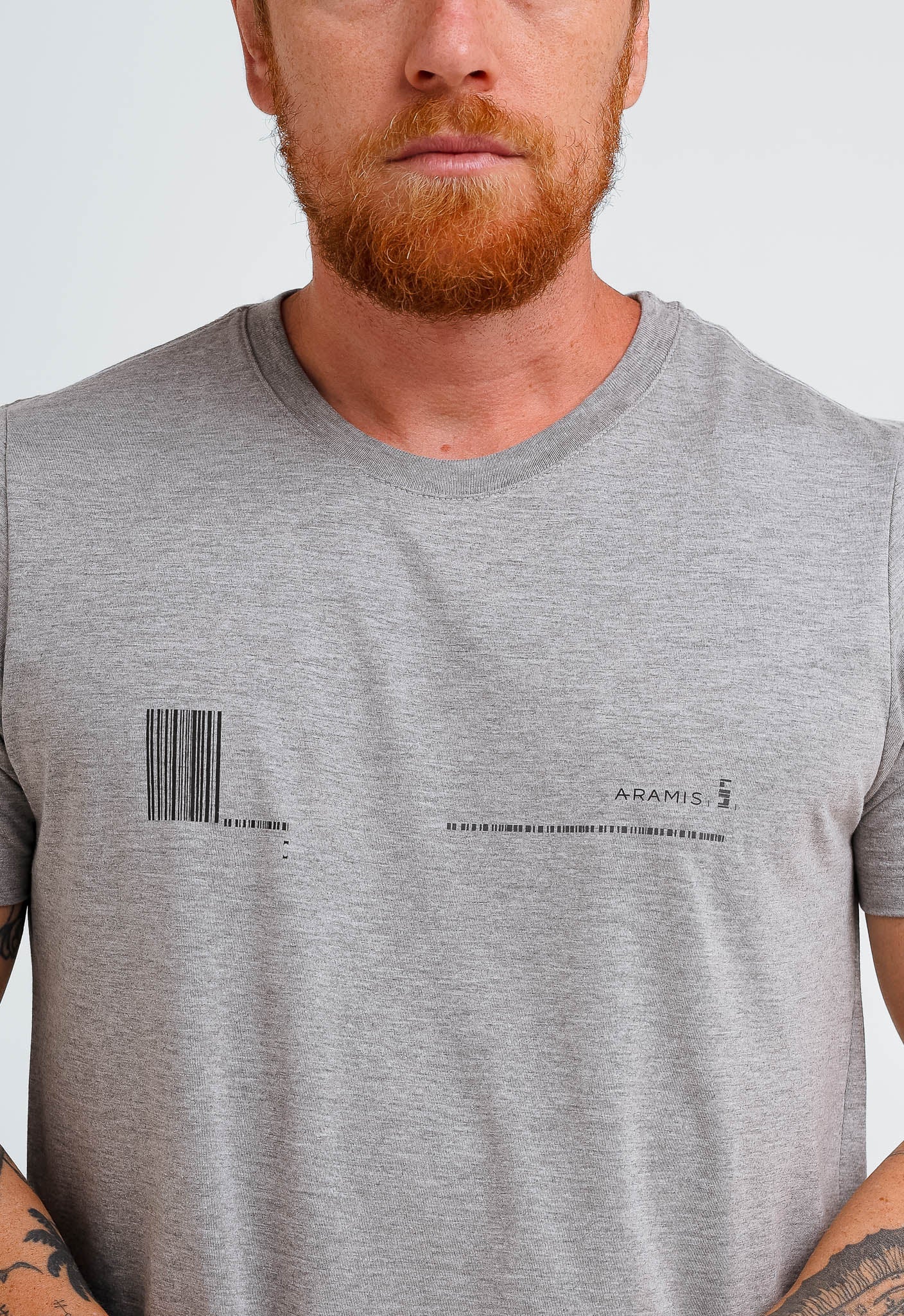 Camiseta Aramis Logo Barcode - Sale - Henri Store