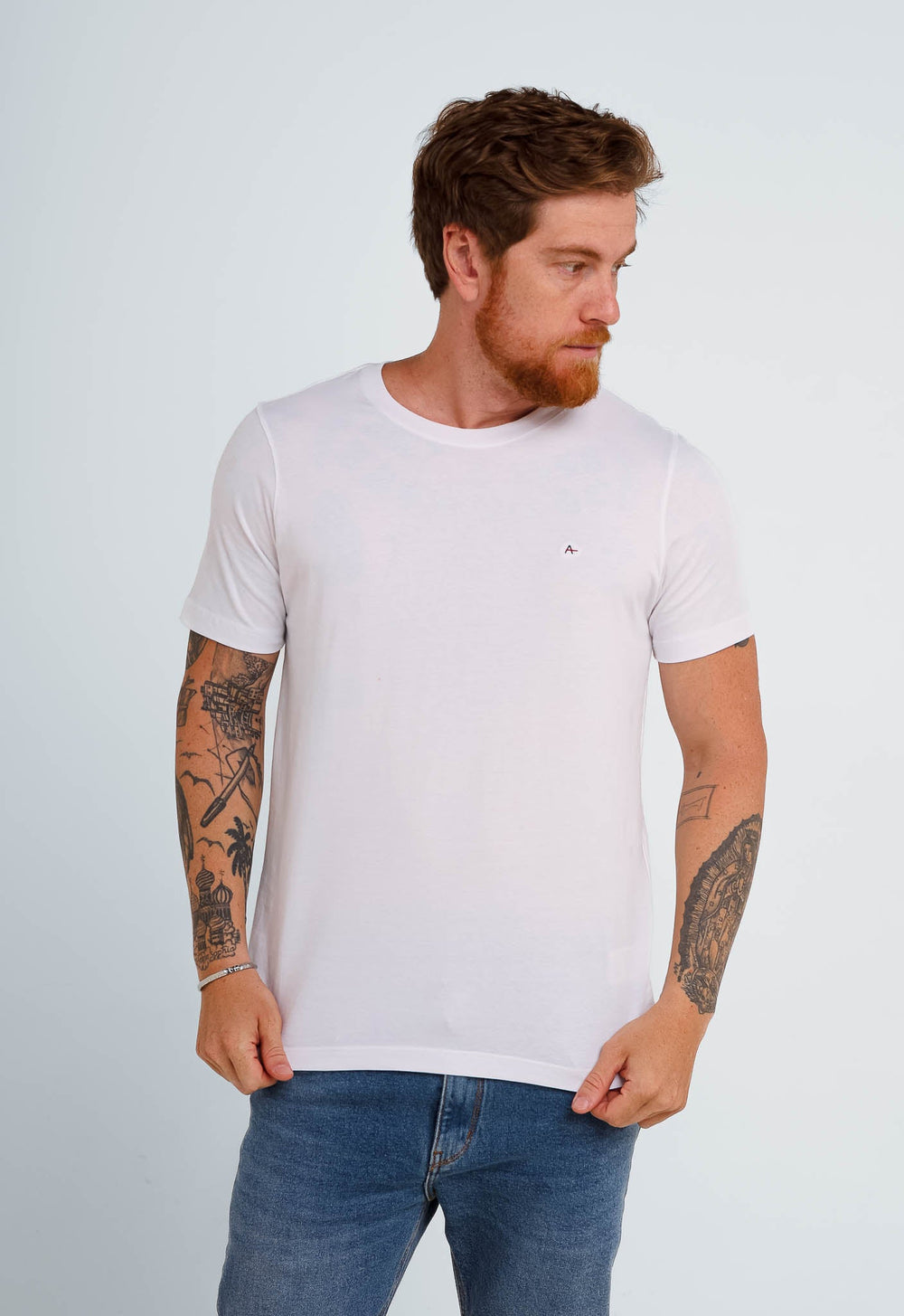 Camiseta Aramis Logo Peito A Bordado - Sale - Henri Store