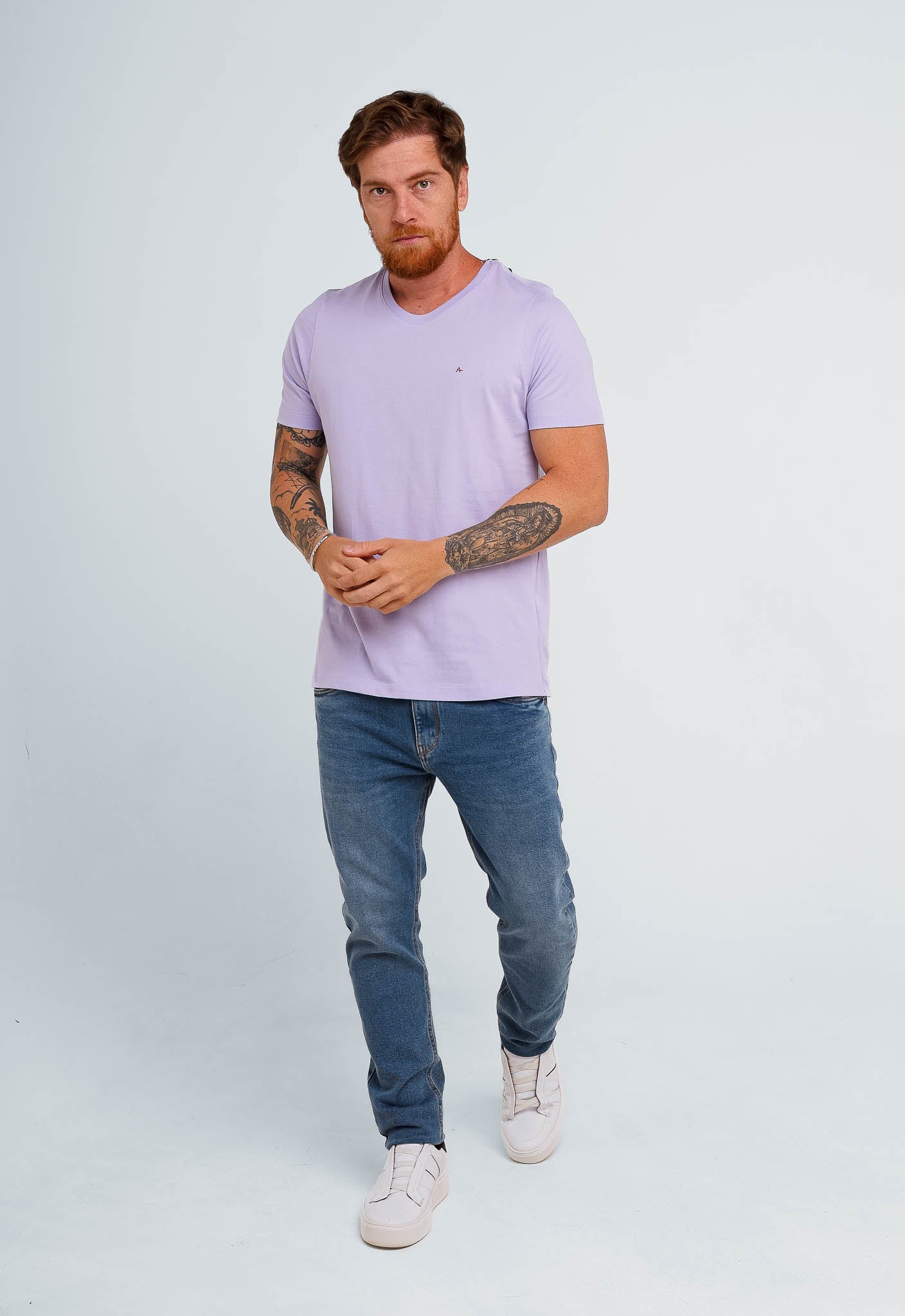 Camiseta Aramis Logo Peito A Bordado - Sale - Henri Store