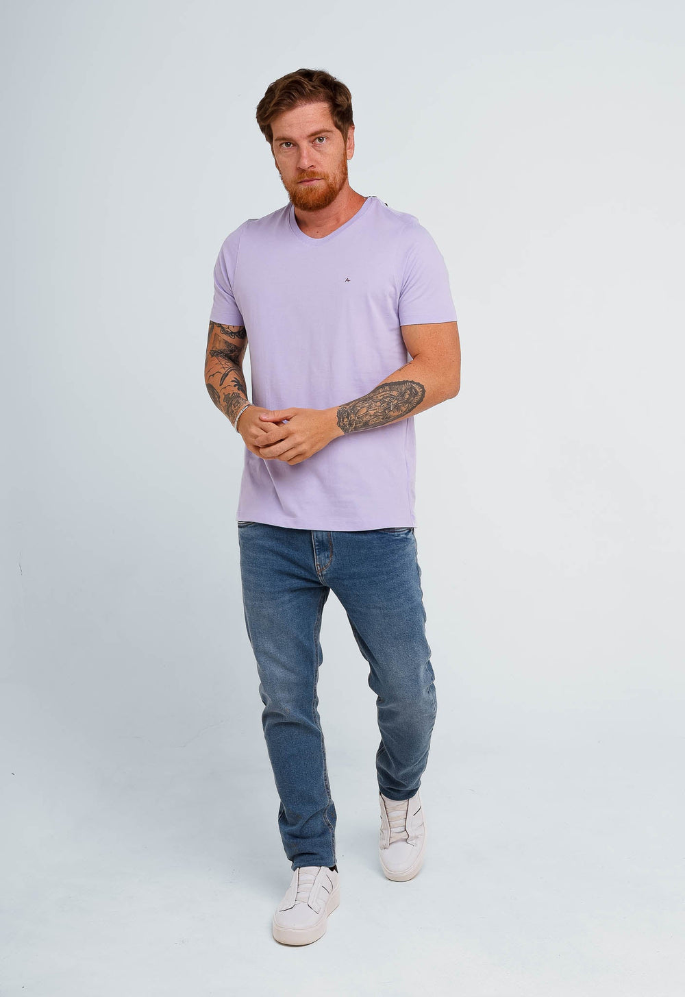 Camiseta Aramis Logo Peito A Bordado - Sale - Henri Store