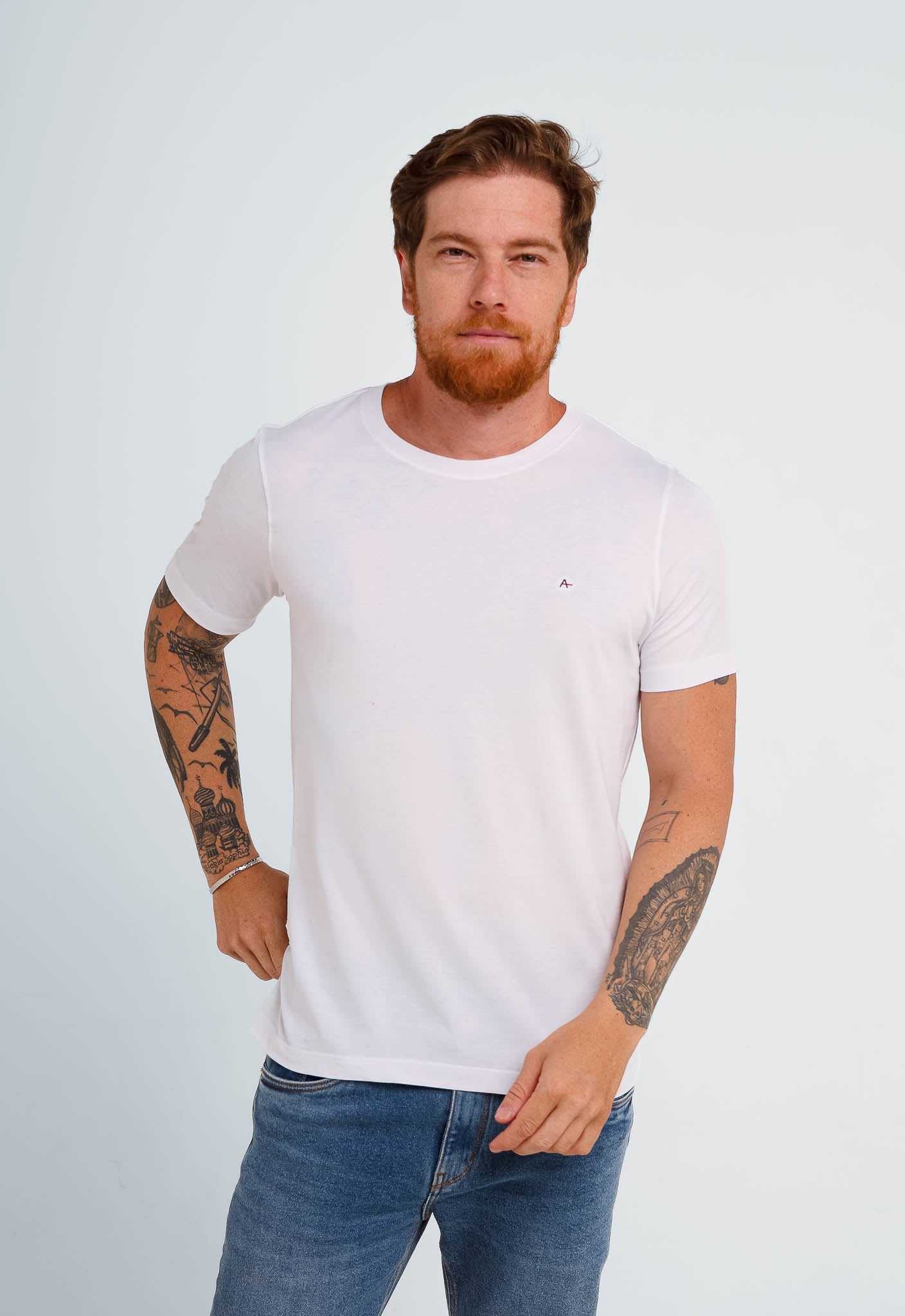 Camiseta Aramis Logo Peito A Bordado - Sale - Henri Store