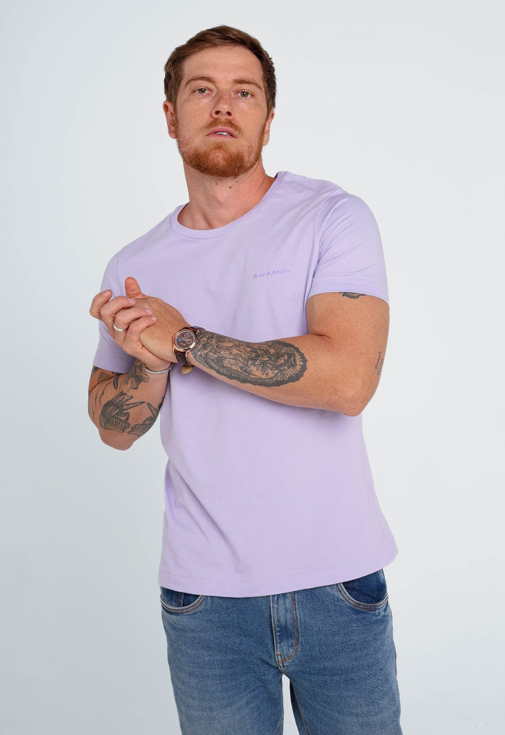 Camiseta Aramis Logo Peito Writing - Sale - Henri Store
