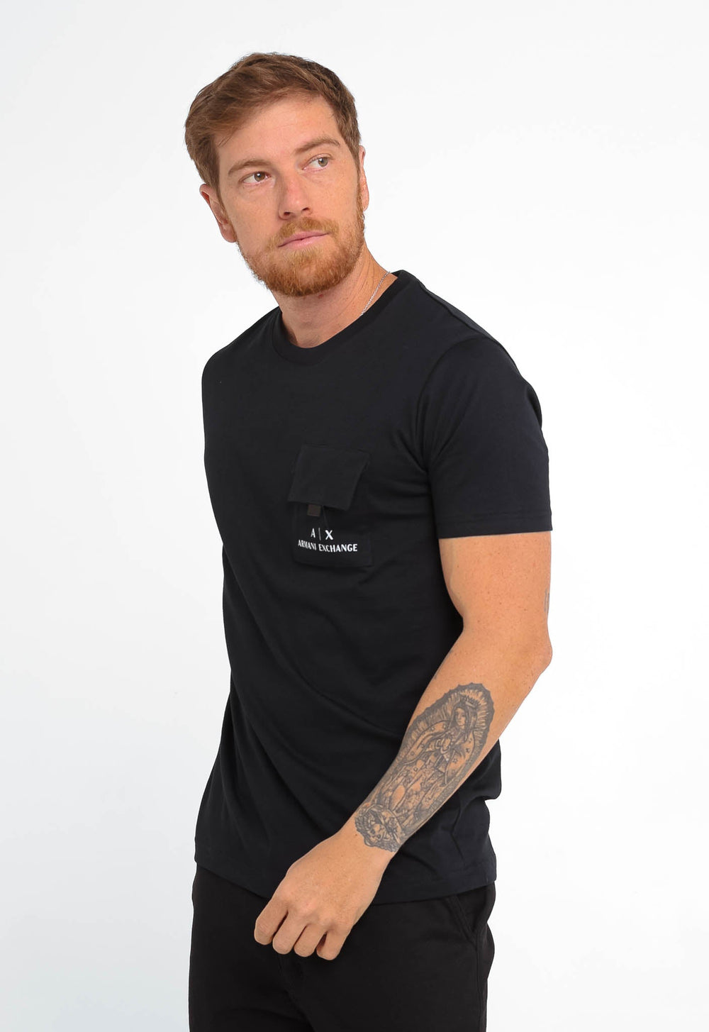 Camiseta Armani Exchange Bolso Peito - Henri Store