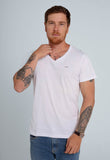 Camiseta Armani Exchange Branca Gola V - Henri Store