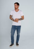 Camiseta Armani Exchange Branca Gola V - Henri Store