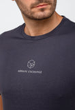 Camiseta Armani Exchange Logo Central Cubo - Henri Store