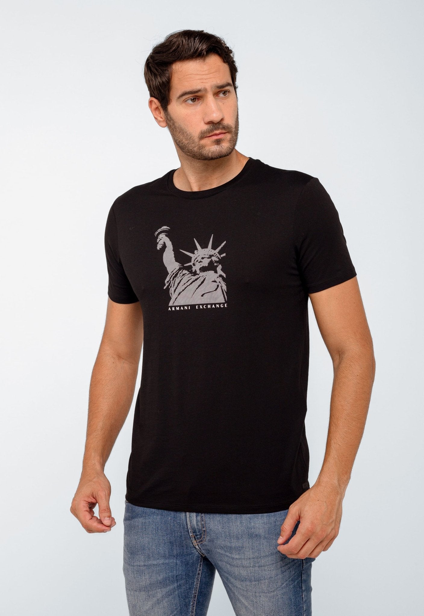 Camiseta Armani Exchange Logo Central New York - Henri Store
