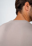 Camiseta Armani Exchange Logo Central Prateado - Henri Store