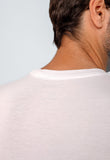 Camiseta Armani Exchange Logo Central Prateado - Henri Store