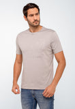 Camiseta Armani Exchange Logo Central Prateado - Henri Store