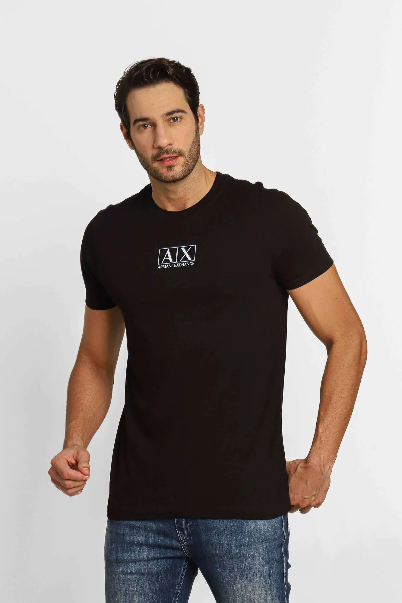 Camiseta Armani Exchange Regular Logo Central - Sale - Henri Store