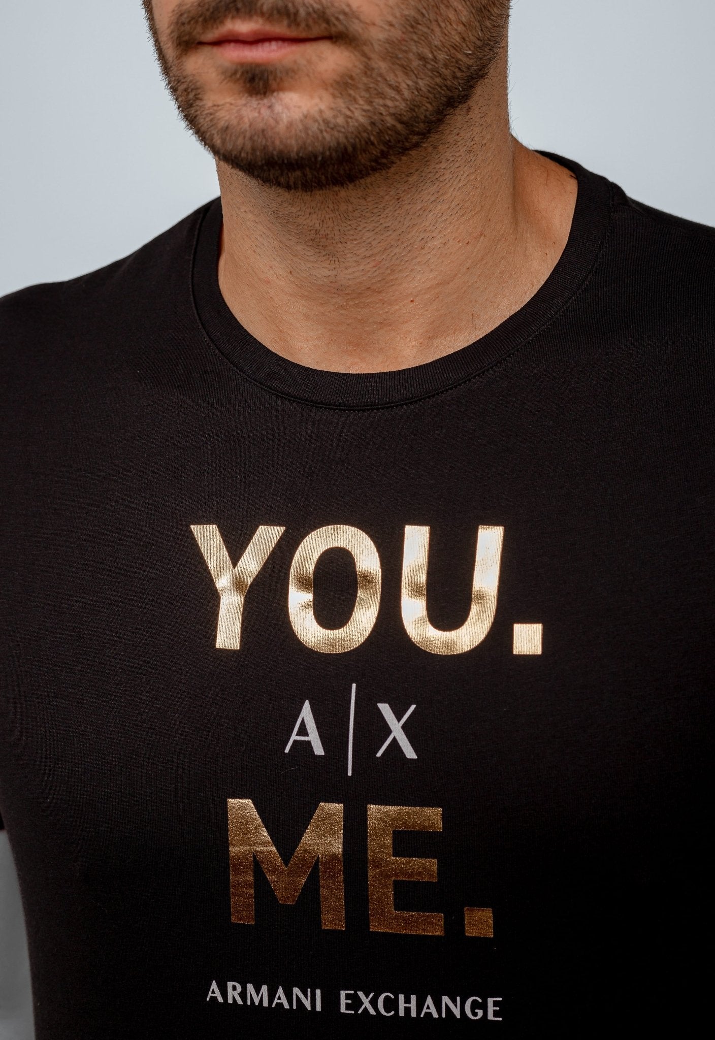 Camiseta Armani Exchange Regular Logo Central - Henri Store