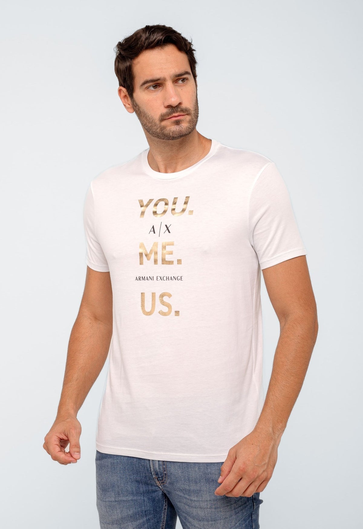 Camiseta Armani Exchange Regular Logo Central - Henri Store