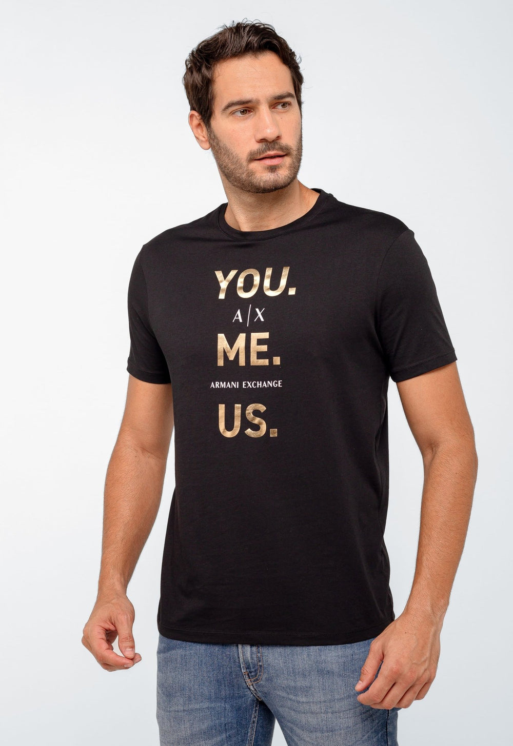 Camiseta Armani Exchange Regular Logo Central - Henri Store