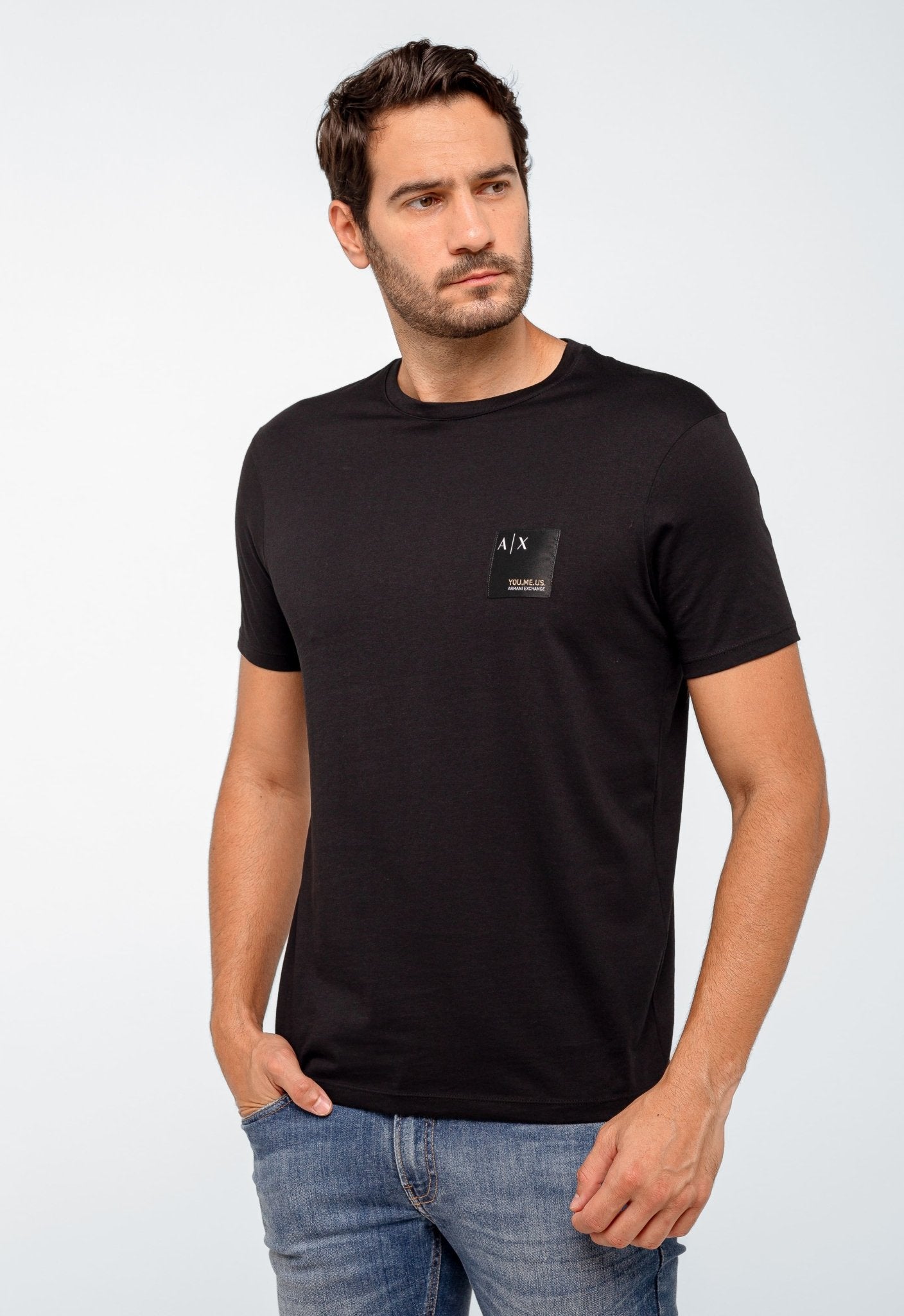 Camiseta Armani Exchange Regular Logo Peito - Henri Store