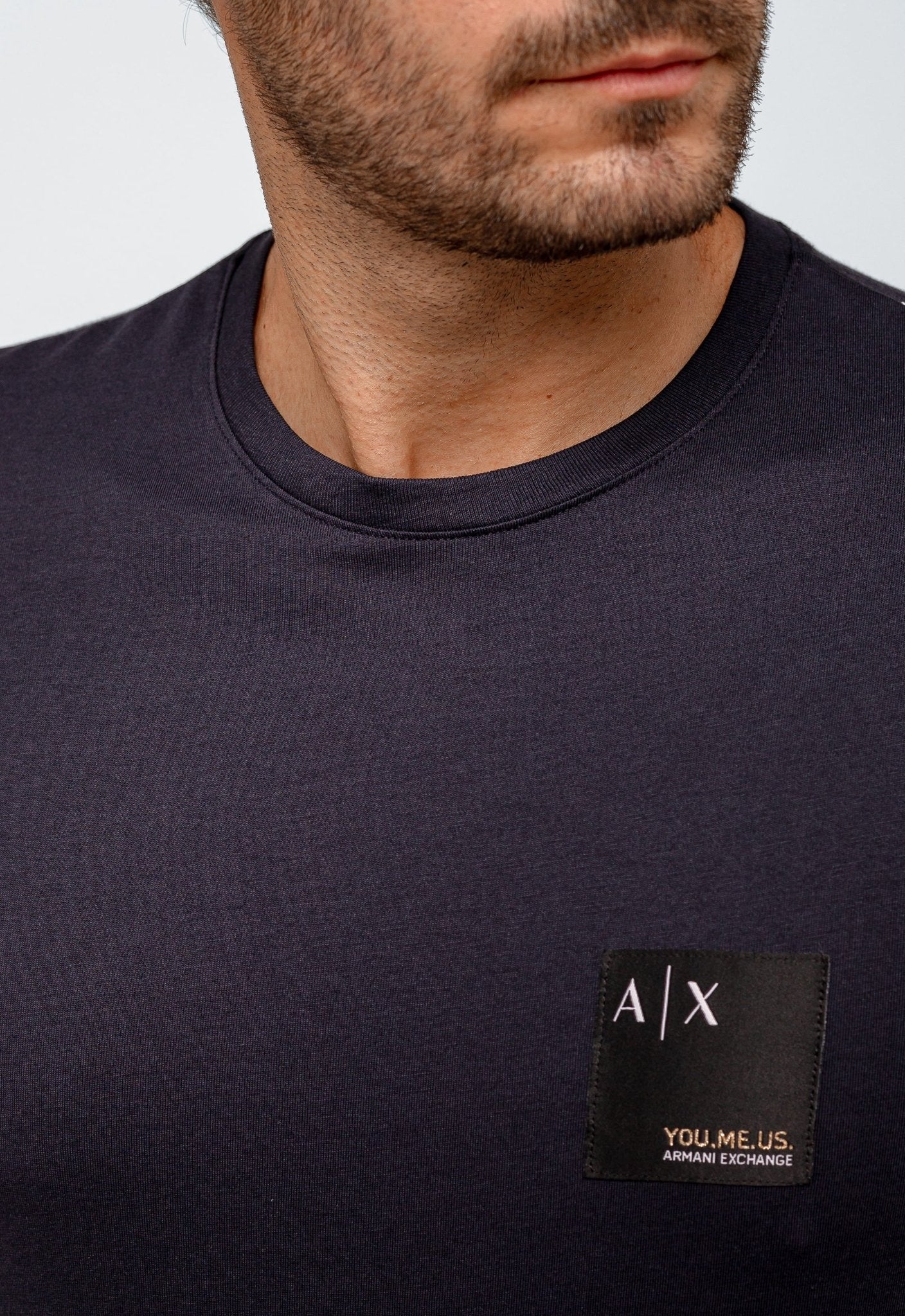 Camiseta Armani Exchange Regular Logo Peito - Henri Store