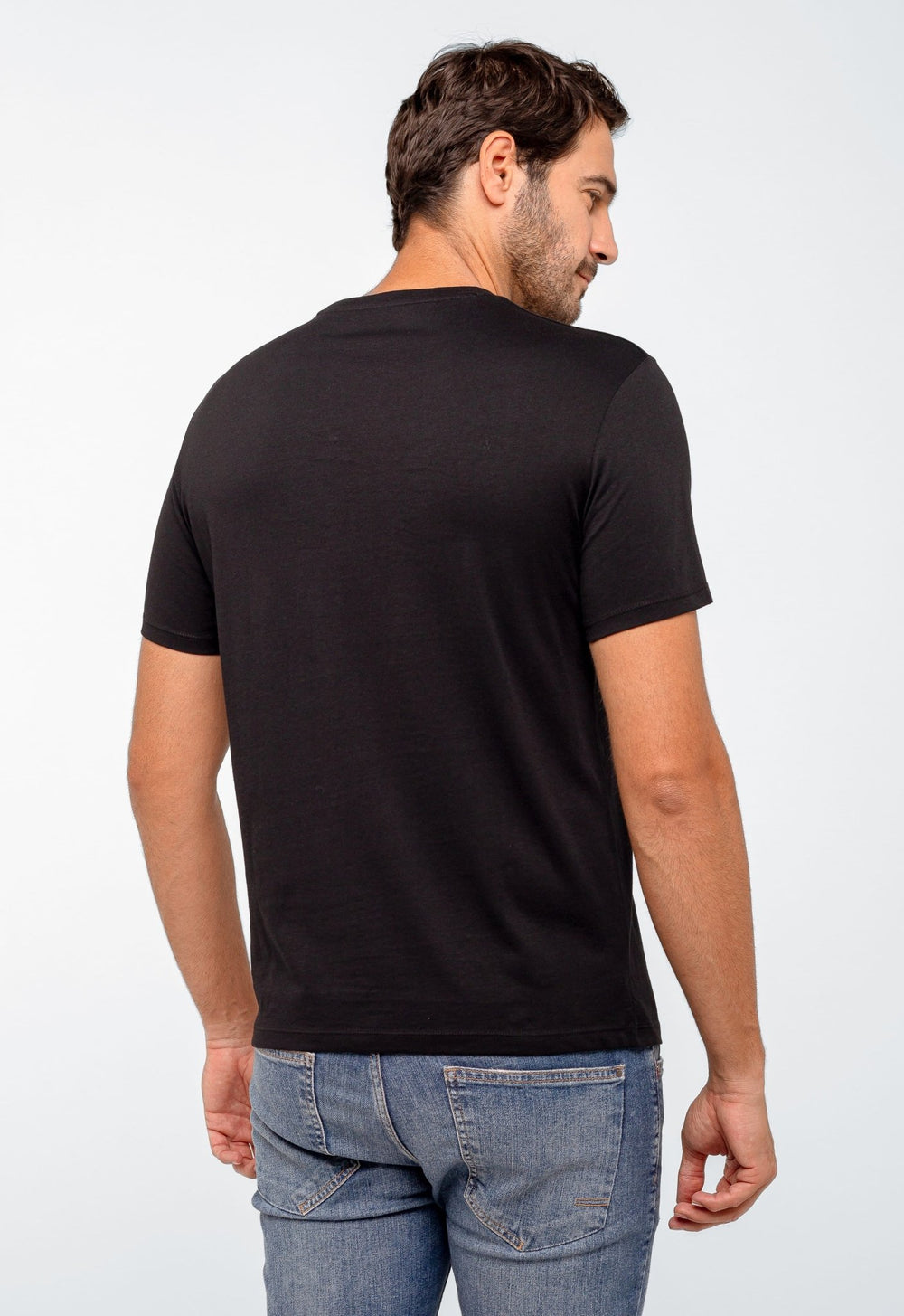 Camiseta Armani Exchange Regular Logo Peito - Henri Store
