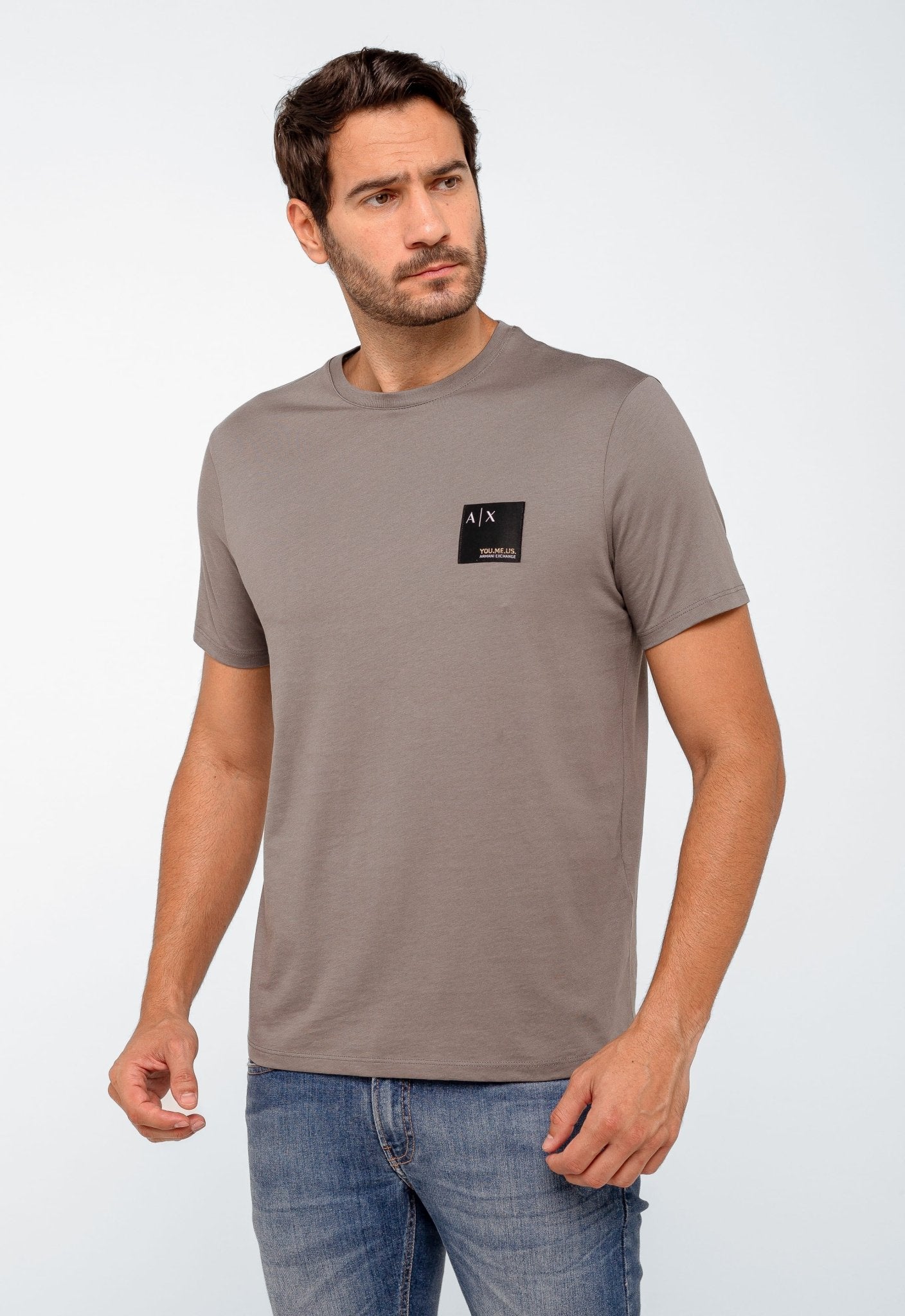 Camiseta Armani Exchange Regular Logo Peito - Henri Store