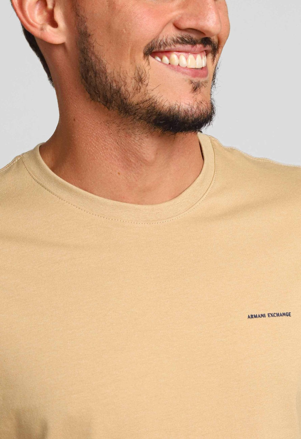 Camiseta Armani Exchange Slim Caqui - Henri Store