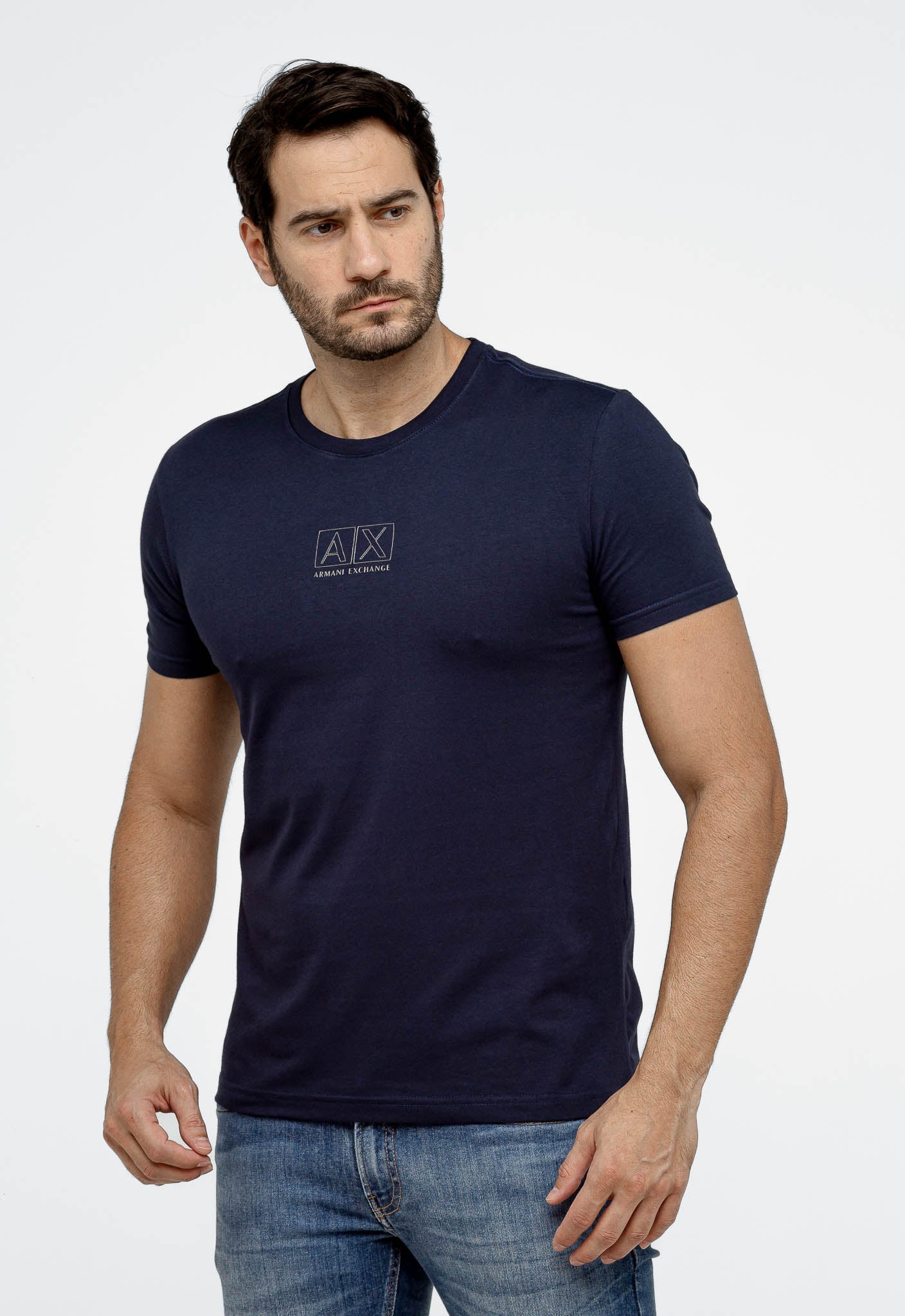 Camiseta Armani Exchange Slim Center Logo - Henri Store