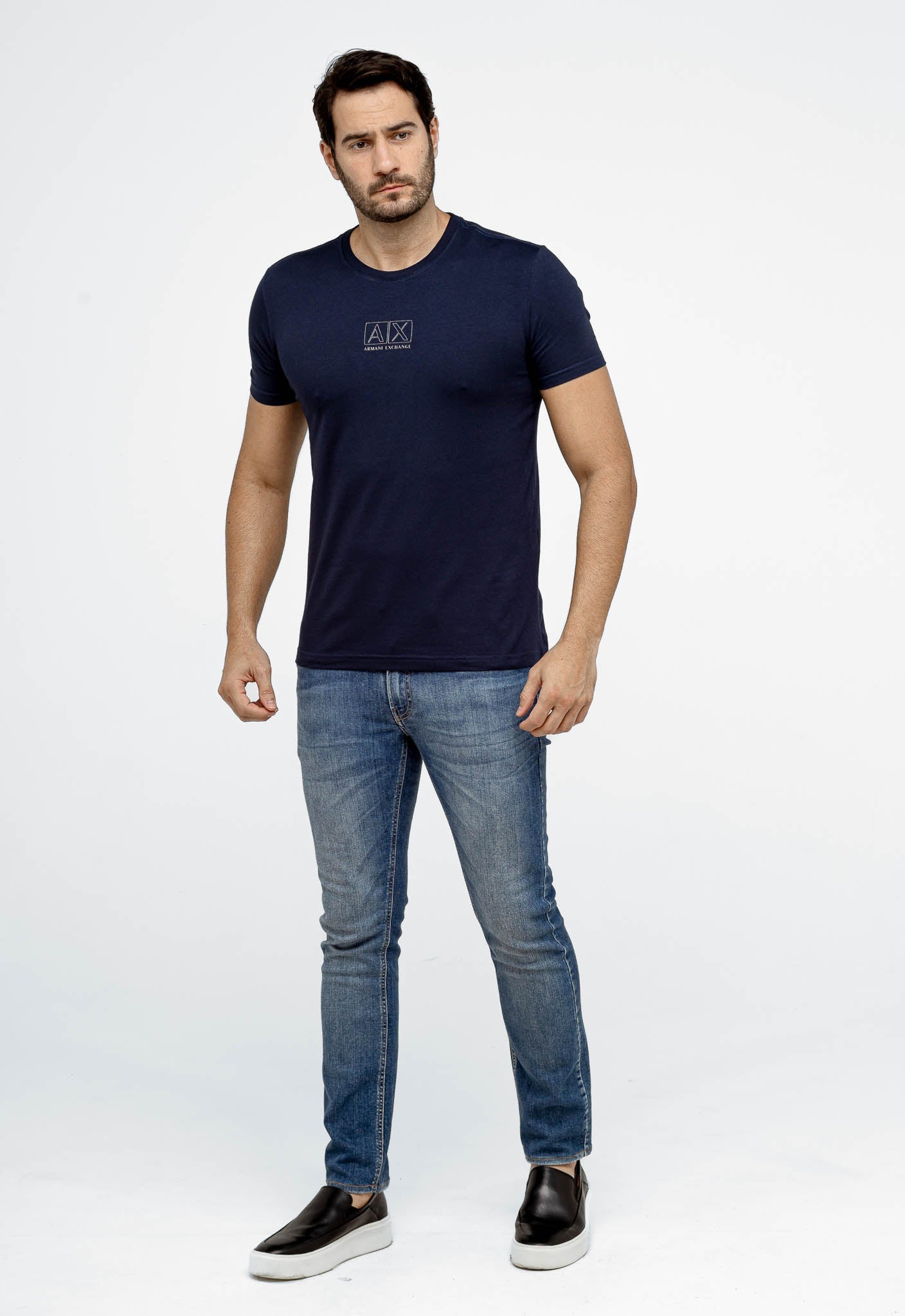 Camiseta Armani Exchange Slim Center Logo - Henri Store