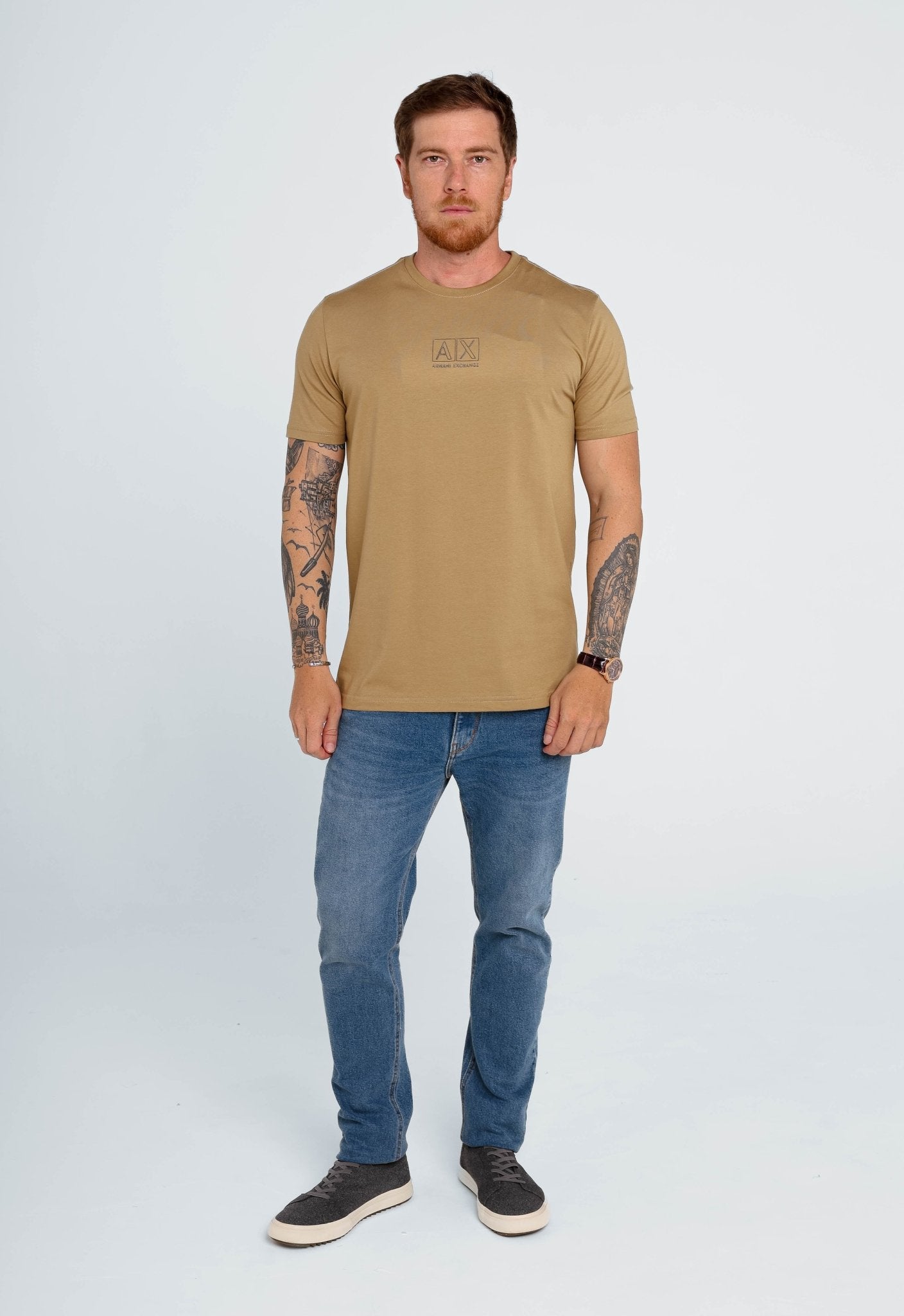 Camiseta Armani Exchange Slim Center Logo - Henri Store