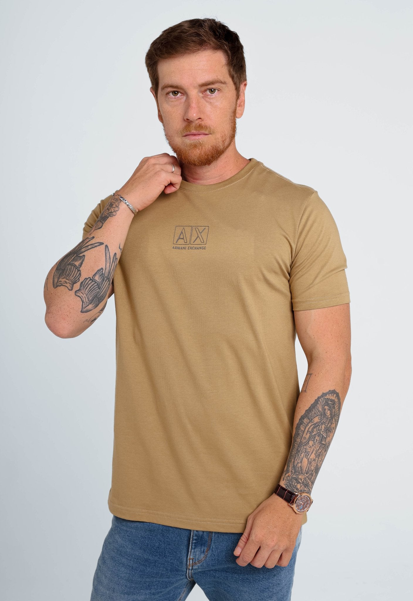 Camiseta Armani Exchange Slim Center Logo - Henri Store