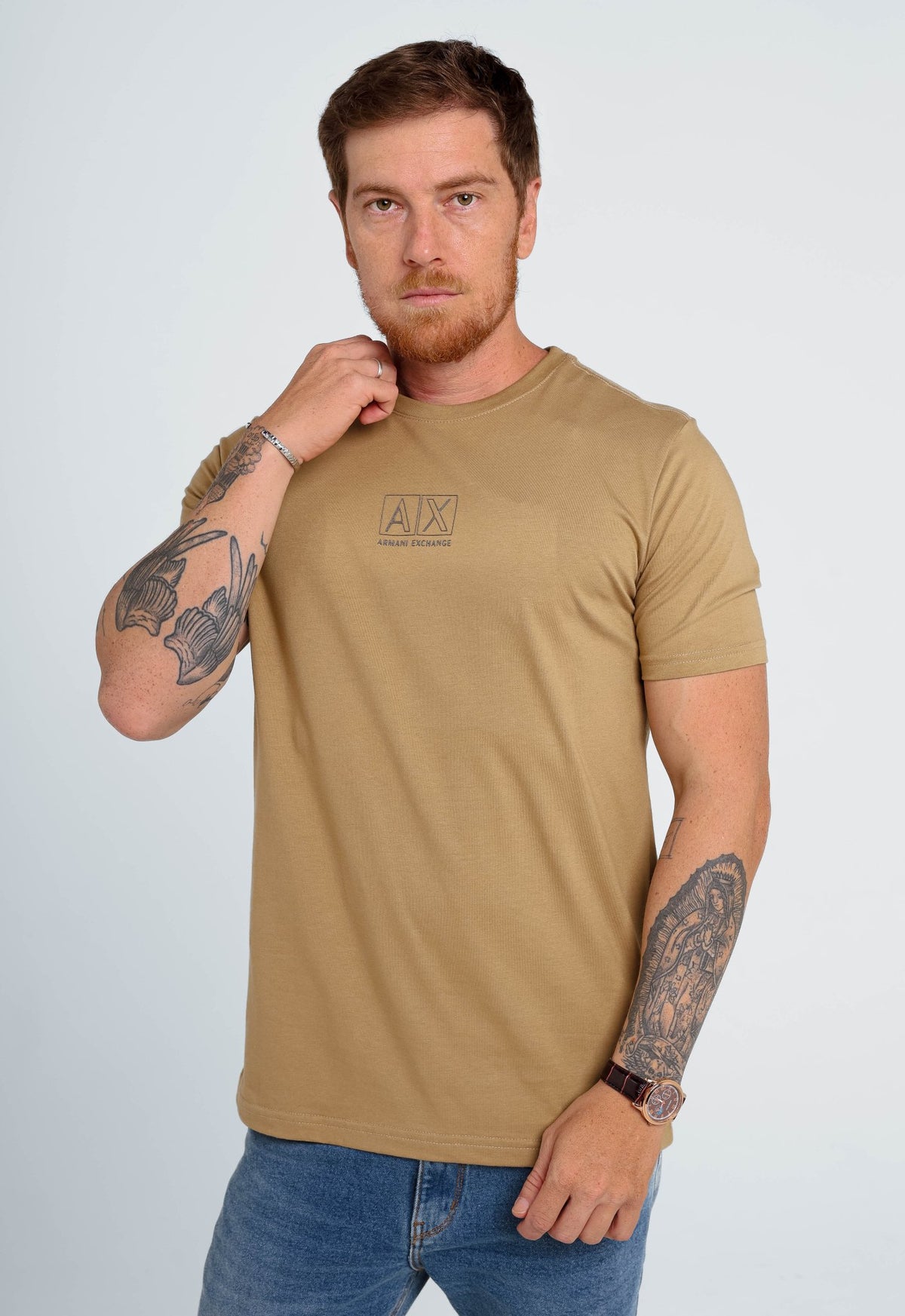 Camiseta Armani Exchange Slim Center Logo - Henri Store