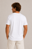 Camiseta Armani Exchange Slim Cotton Pima Logo Central - LIVE - Henri Store
