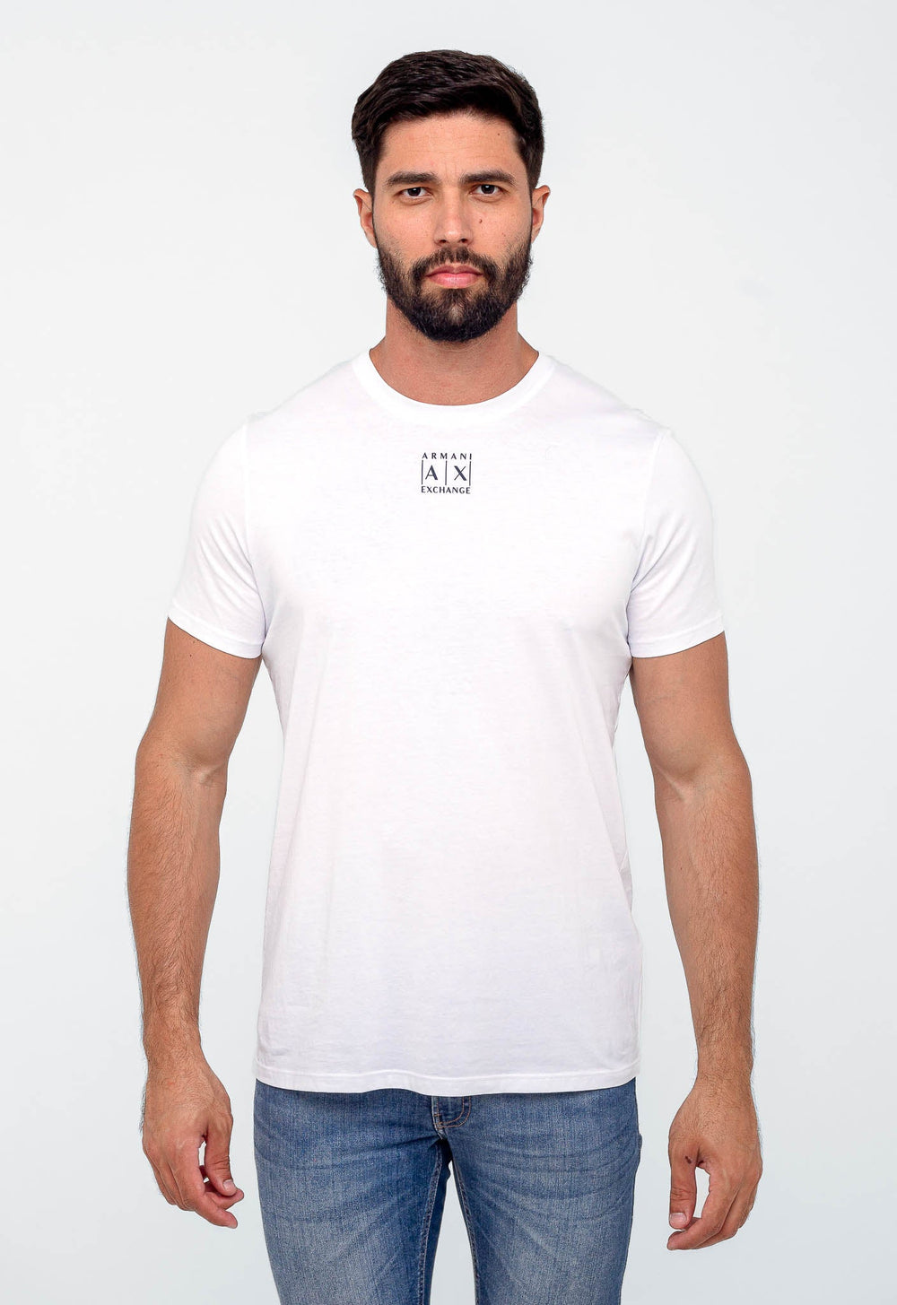 Camiseta Armani Exchange Slim Logo Central. - Henri Store