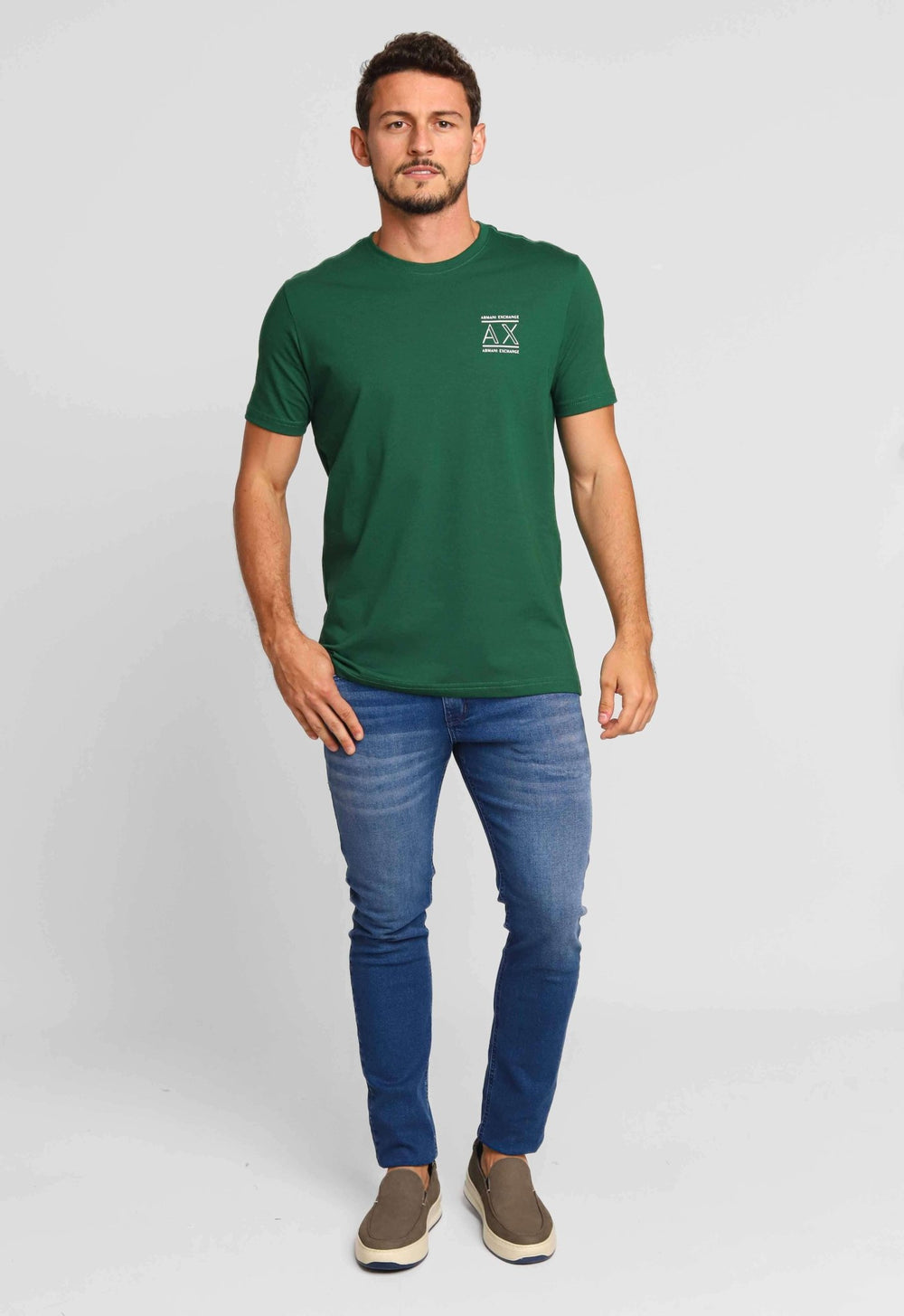 Camiseta Armani Exchange Slim Logo Chest - Henri Store