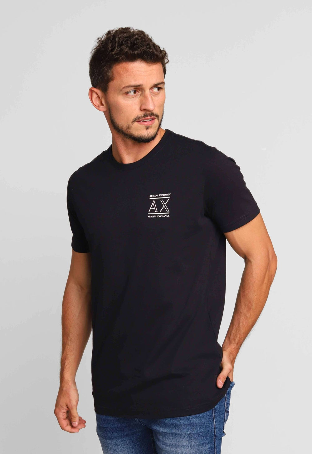 Camiseta Armani Exchange Slim Logo Chest - Henri Store