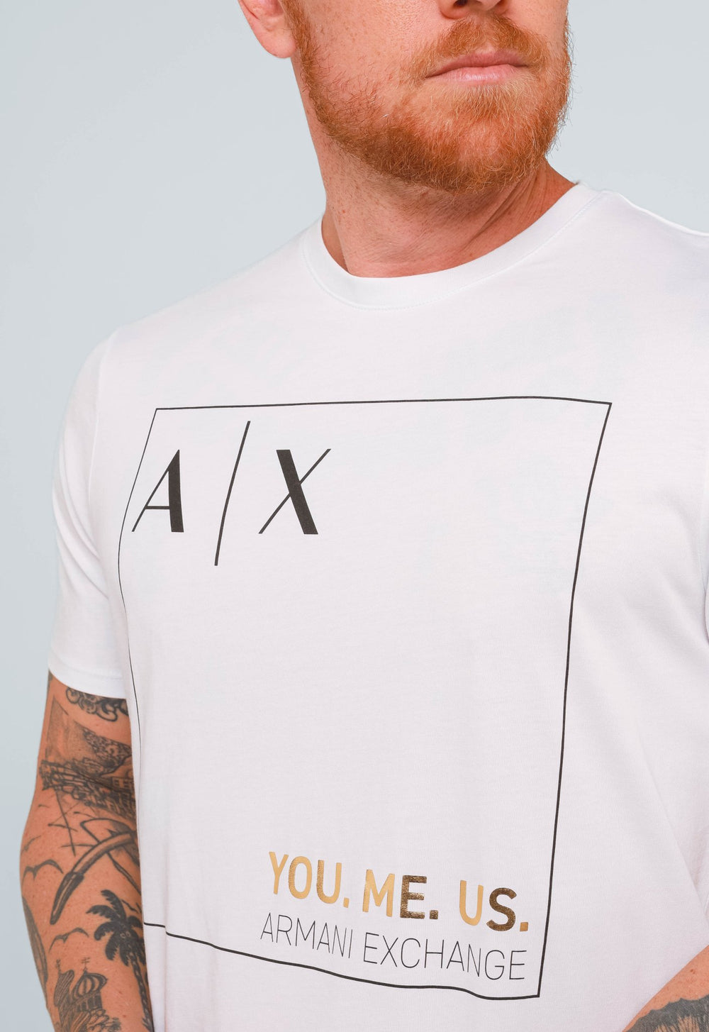 Camiseta Armani Exchange Sustainability Logo Central - Henri Store
