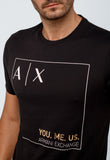 Camiseta Armani Exchange Sustainability Logo Central - Henri Store