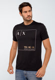 Camiseta Armani Exchange Sustainability Logo Central - Henri Store