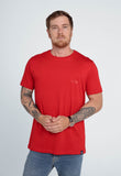 Camiseta Armani Jeans Vermelha Logo Aj - Henri Store