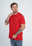 Camiseta Armani Jeans Vermelha Logo Aj - Henri Store