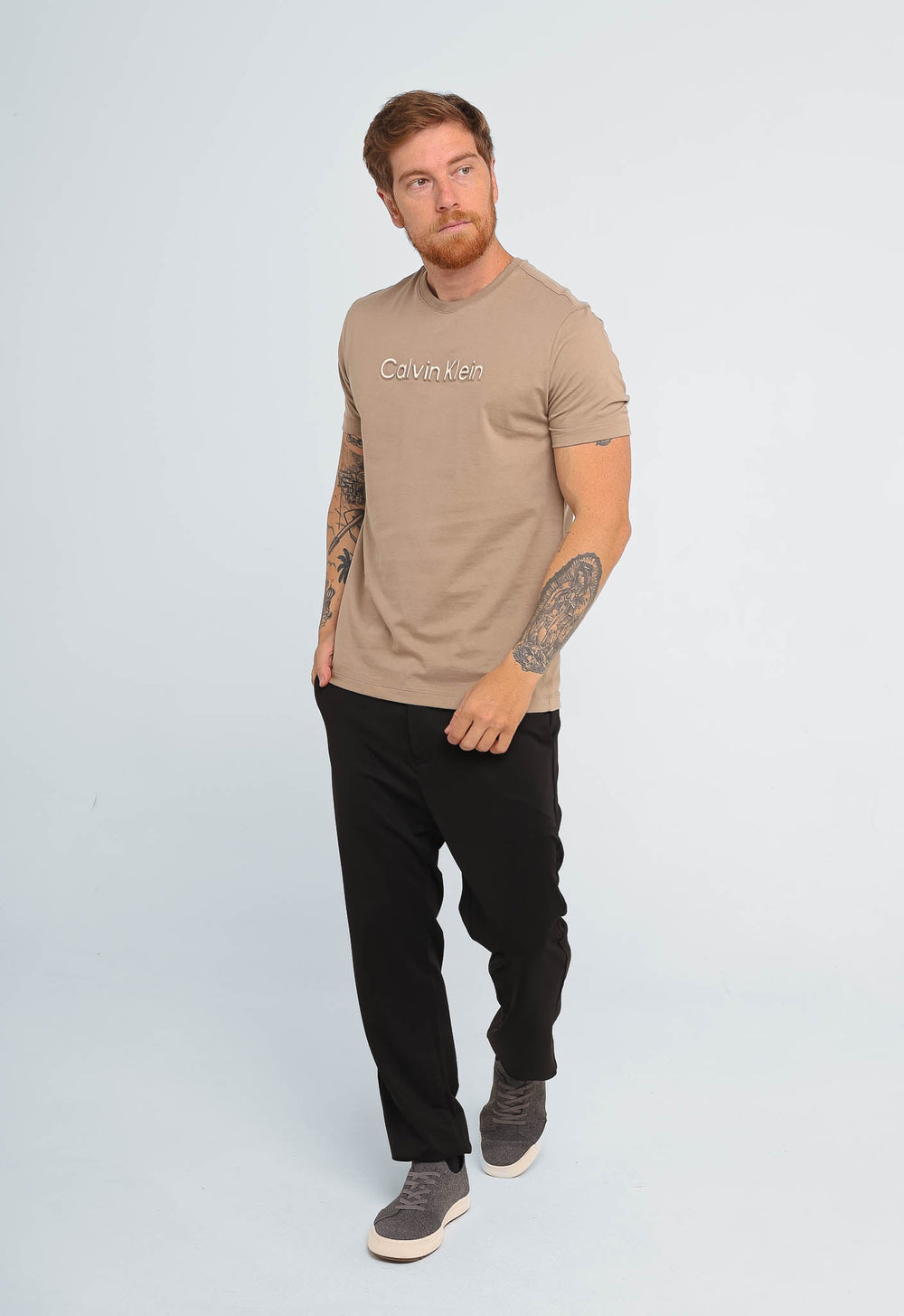 Camiseta Calvin Klein Alto Relevo Embossed - Henri Store