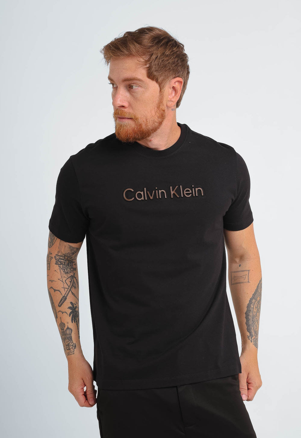 Camiseta Calvin Klein Alto Relevo Embossed - Henri Store