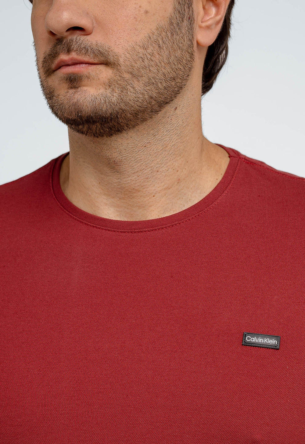 Camiseta Calvin Klein Alto Relevo Logo Peito - Henri Store