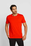 Camiseta Calvin Klein Básica Algodão Pima Laranja - Henri Store