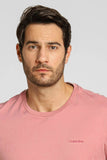 Camiseta Calvin Klein Basica Algodao Pima Lilas - Henri Store
