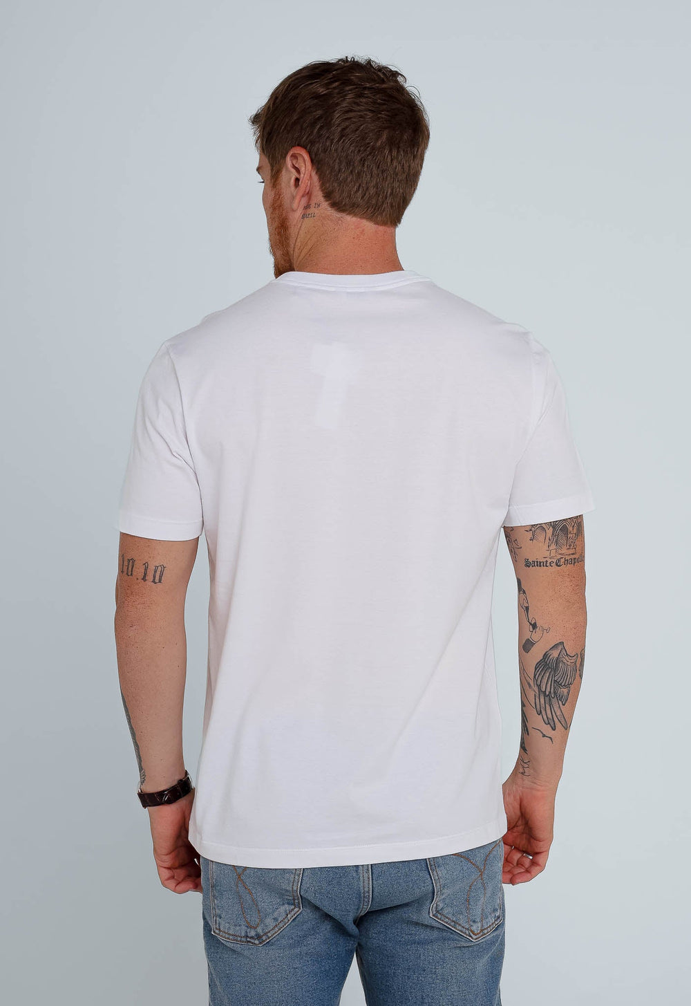 Camiseta Calvin Klein Basica Branco CK - Henri Store
