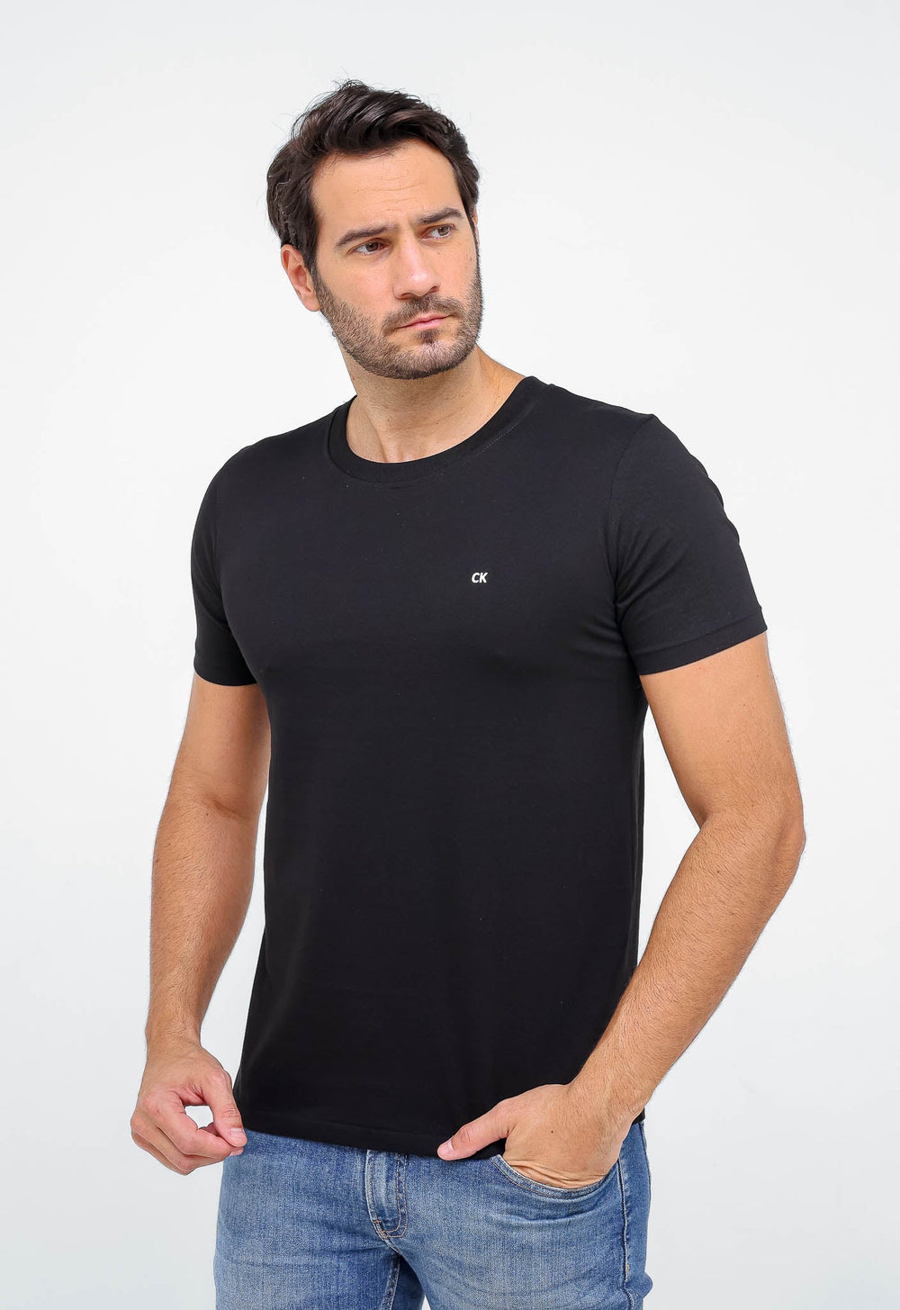 Camiseta Calvin Klein Básica Ck Peito - Henri Store