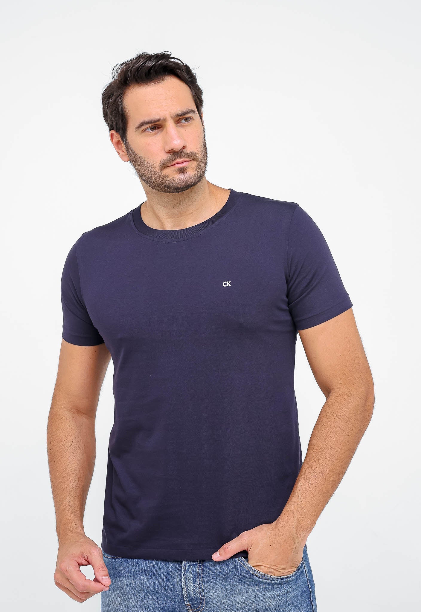 Camiseta Calvin Klein Básica Ck Peito - Henri Store