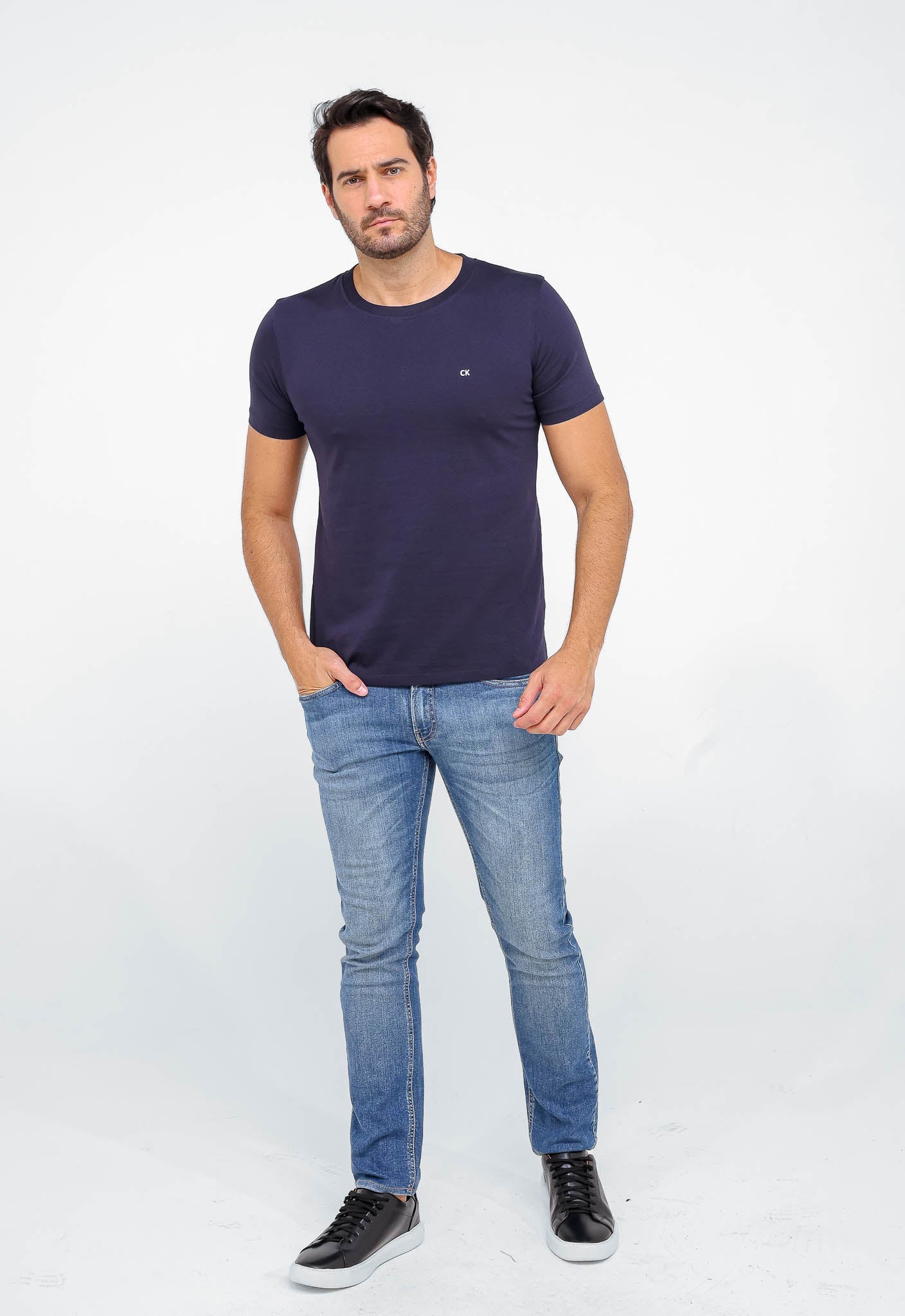 Camiseta Calvin Klein Básica Ck Peito - Henri Store