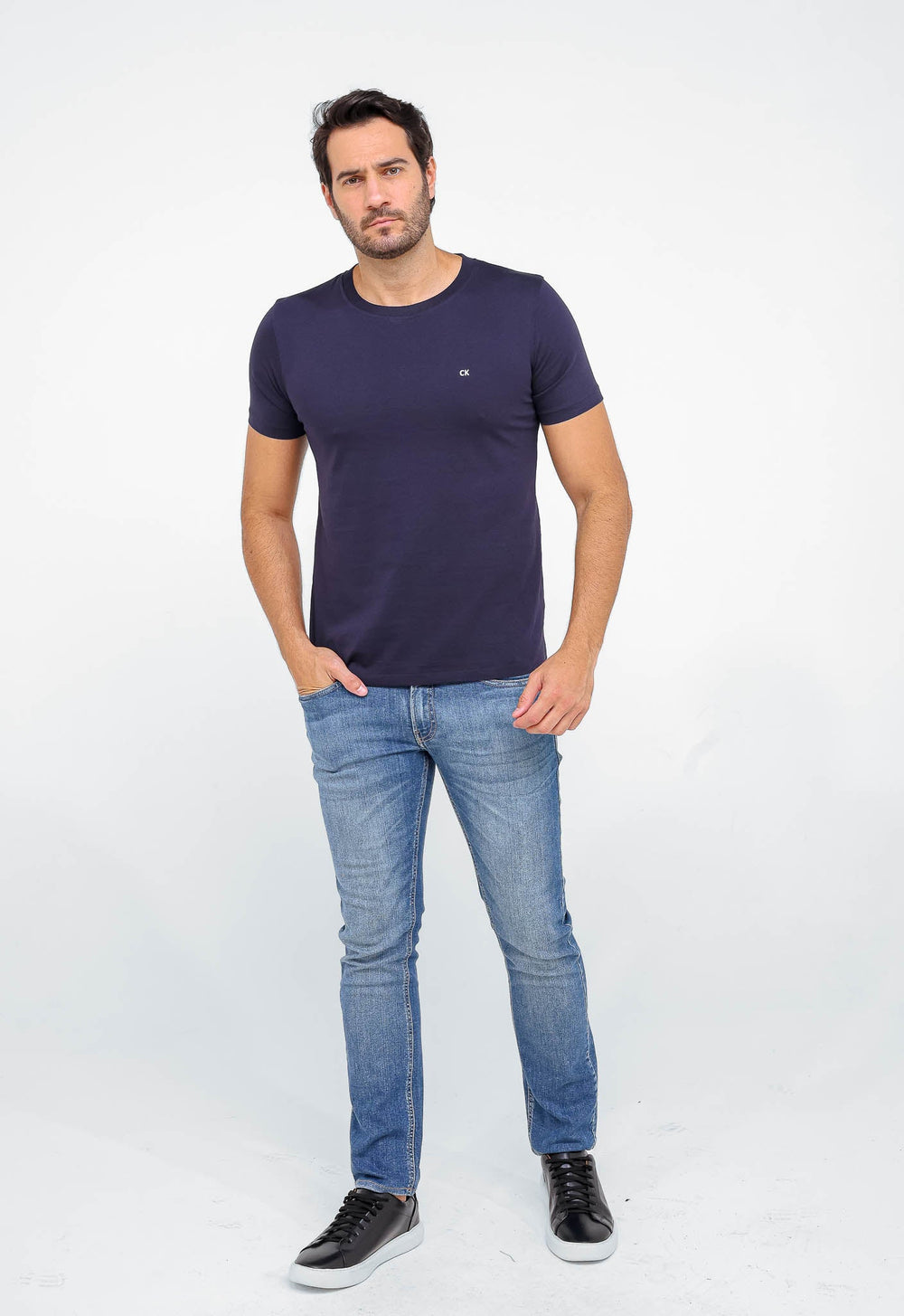Camiseta Calvin Klein Básica Ck Peito - Henri Store