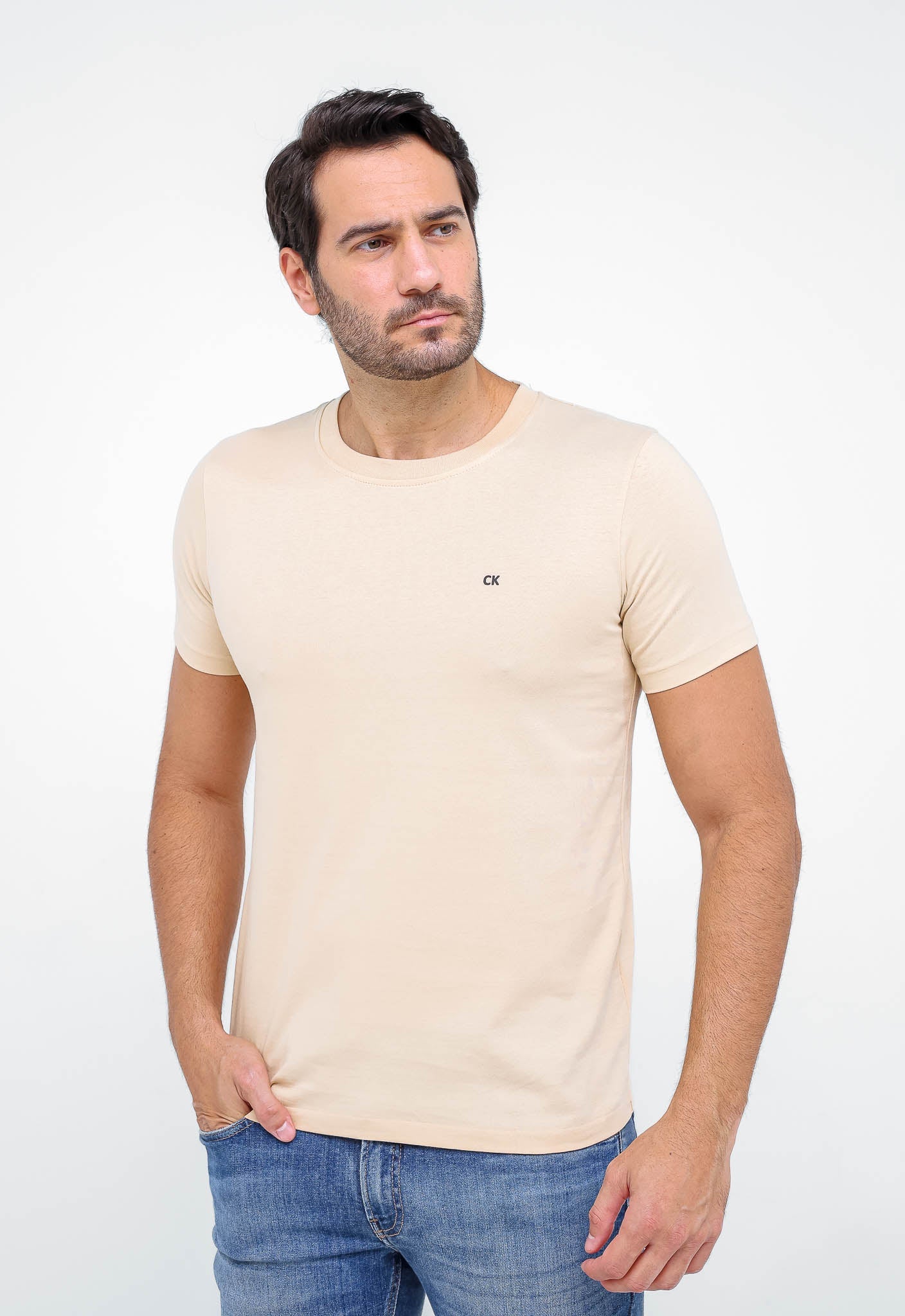 Camiseta Calvin Klein Básica Ck Peito - Henri Store