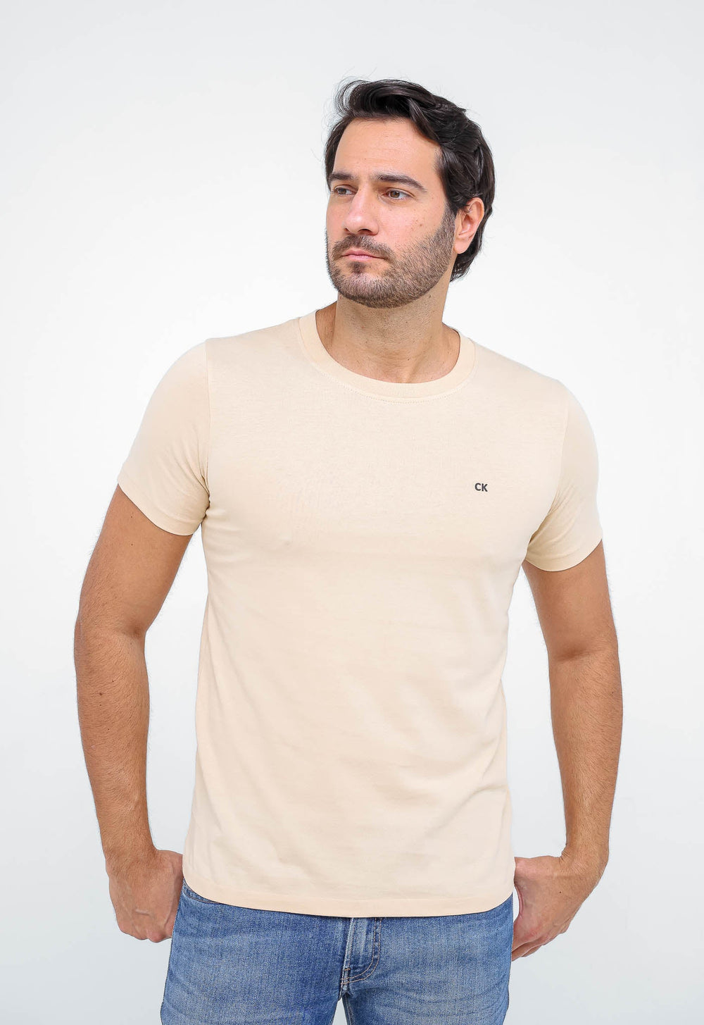 Camiseta Calvin Klein Básica Ck Peito - Henri Store