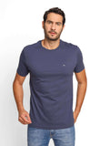 Camiseta Calvin Klein Basica Marinho C/ Ck Branco - Henri Store